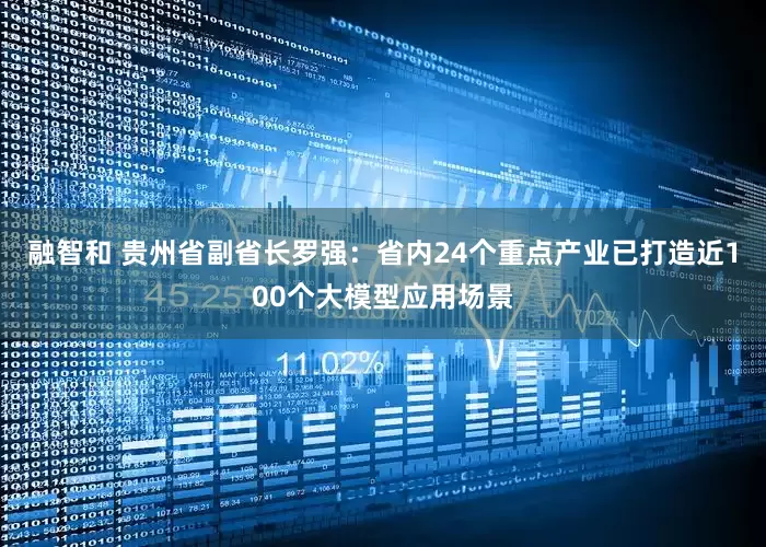 融智和 贵州省副省长罗强：省内24个重点产业已打造近100个大模型应用场景
